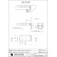 EXTERNAL EMBEDDED HINGE 60X30X22 OPENING 90°