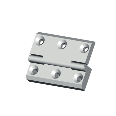 EXTERNAL HINGE 60X80X20 180° OPENING 