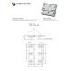 EXTERNAL HINGE 60X80X20 180° OPENING 