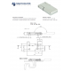 EXTERNAL HINGE 62X30X10 OPENING 180°