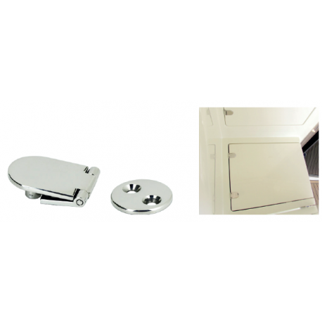 EXTERNAL HINGE 40X20X3  90° OPENING