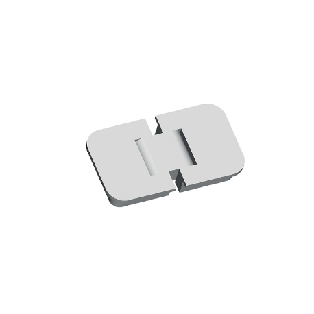EXTERNAL EMBEDDED HINGE 65X37X11 180° OPENING 